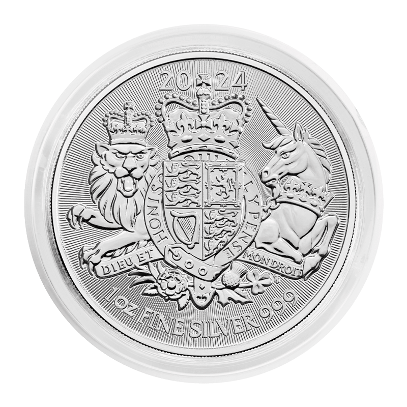 Image pour Pièce d’argent de 1 oz des armoiries royales (2024) à partir de Métaux précieux TD